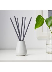 NJUTNING Vase and 6 scented sticks