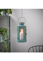 ENRUM Lantern f block candle, in/outdoor