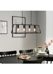 FELSISK Pendant lamp with 4 lamps