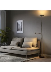 ISJAKT LED floor uplighter/reading lamp