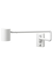 NYMÅNE Wall lamp w swing arm, wired-in