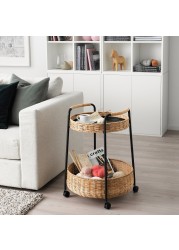 LUBBAN Trolley table with storage