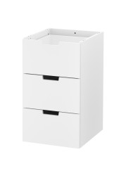 NORDLI Modular chest of 3 drawers