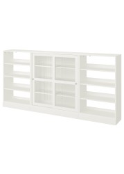 HAVSTA Storage comb w sliding glass doors