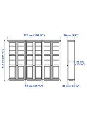 LIATORP Storage combination with doors