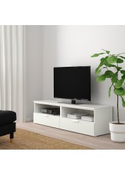 PLATSA TV bench with drawers