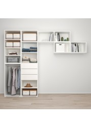 PLATSA Wardrobe with 2 doors+3 drawers