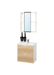 ENHET / TVÄLLEN Bathroom furniture, set of 13