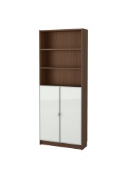 BILLY / MORLIDEN Bookcase with glass-doors