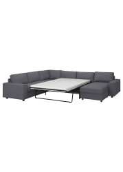 VIMLE Crnr sofa-bed, 5-seat w chaise lng