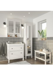 HEMNES / RÄTTVIKEN Bathroom furniture, set of 5