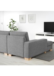 SÖRVALLEN 4-seat sofa with chaise longues