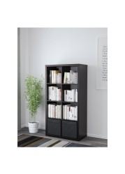 KALLAX Shelving unit with 2 inserts