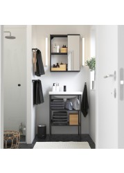 ENHET / TVÄLLEN Bathroom furniture, set of 9