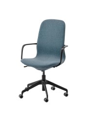 LÅNGFJÄLL Office chair with armrests