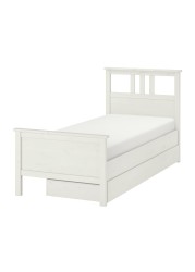 HEMNES Bed frame with 2 storage boxes