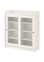 HAUGA Glass-door cabinet