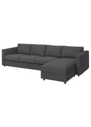 VIMLE Cover 4-seat sofa w chaise longue