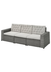 SOLLERÖN 3-seat modular sofa, outdoor