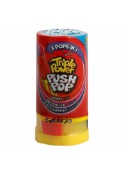 Bazooka Push Pop Triple Power Candy 34g x12