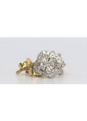 18k NAPOLI DIAMOND EARRING 0.22 CTS-White Gold