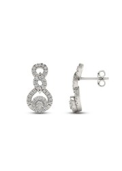 18k MIRACLE DIAMOND EARRING 0.23 CTS-White Gold