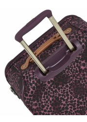 Regency Leopard Purple Premium Style 4-wheel Cabin Trolley 18inch - RLT 001