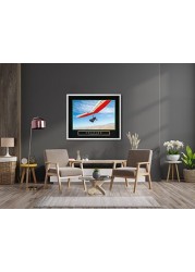 Motivational Posters with Aluminum Frame 60cm x 50cm (INSPIRE - HANG GLIDER)