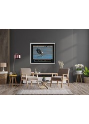 Motivational Posters with Aluminum Frame 60cm x 50cm (COURAGE - BALD EAGLE)