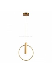 Modern Angelique Pendant Light - 1 LED Bronze