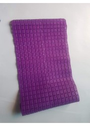 Non Slip Shower Mat Purple 78 x 35 cm