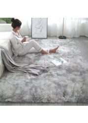 Generic-Die-dyed Fancy Style Fleece Living Room Carpet with big size 80*160CM With Very Soft Handfeel