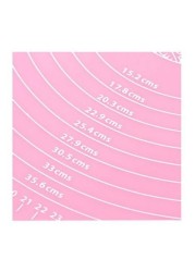 Generic Baking Mat Pink 50X40cm