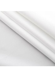 Ufriday 36 Inch Shower Liner, Solid White Fabric Shower Curtain, Waterproof, Suitable For Any Decor And Hotel, Stall Size 36 X 72