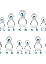 Blue Footed Booby Blackout Roller Blinds W: 200cm H: 200cm