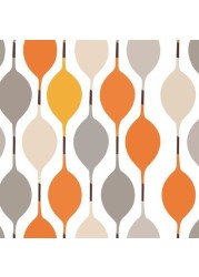 BeeHouse Tangerine Blackout Roller Blinds W: 200cm H: 200cm