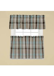 Skl Home By Saturday Knight Ltd. Cooper Valance, Blue, 58 Inches X 13 Inches