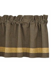 Park Designs Country Star Lined Border Valance, 72 X 14