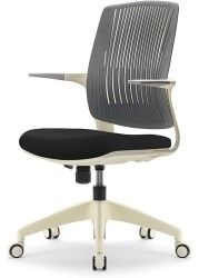 BASIC Chair, Ergonomic Desk Chair, Office & Computer Chair for Home & Office by Navodesk (BLACK & WHITE)