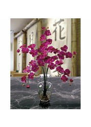 Nearly Natural 1106-BU Phalaenopsis Liquid Illusion Silk Flower Arrangement, Beauty