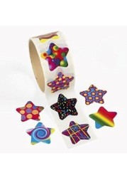 Funky Star Sticker Roll - 00 Stickers