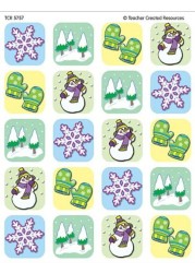 Teacher Created Resources Winter Season Stickers, Multi Color - 5757