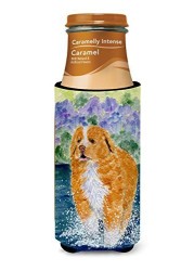 Caroline&#39;s Treasures Ss8619Muk Nova Scotia Duck Toller Ultra Beverage Insulators For Slim Cans, Slim Can, Multicolor