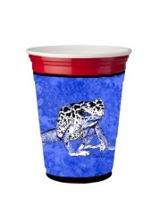 Caroline&#39;s Treasures 8687Rsc Frog Red Solo Cup Beverage Insulator Hugger, Red Solo Cup, Multicolor