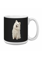 Tree Free Greetings XM29074 I Heart Keeshonds Artful Jumbo Mug, 20-Ounce, White