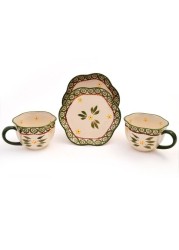 temp-tations Old World Tea Set of 2 - Green