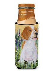 Caroline&#39;s Treasures Ss8219Muk Welsh Springer Spaniel Ultra Beverage Insulators For Slim Cans, Slim Can, Multicolor