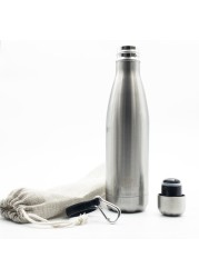 Hybrid Hippie Silver - Basics Collection - Stainless Steel Bottle