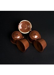 5-Piece Capsule Set For Dolce Gusto Series Coffee Machine brown