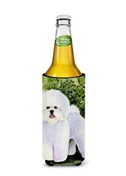 Caroline&#39;s Treasures Ss8712Muk Bichon Frise Ultra Beverage Insulators For Slim Cans, Slim Can, Multicolor